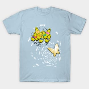 D tag butterfly T-Shirt